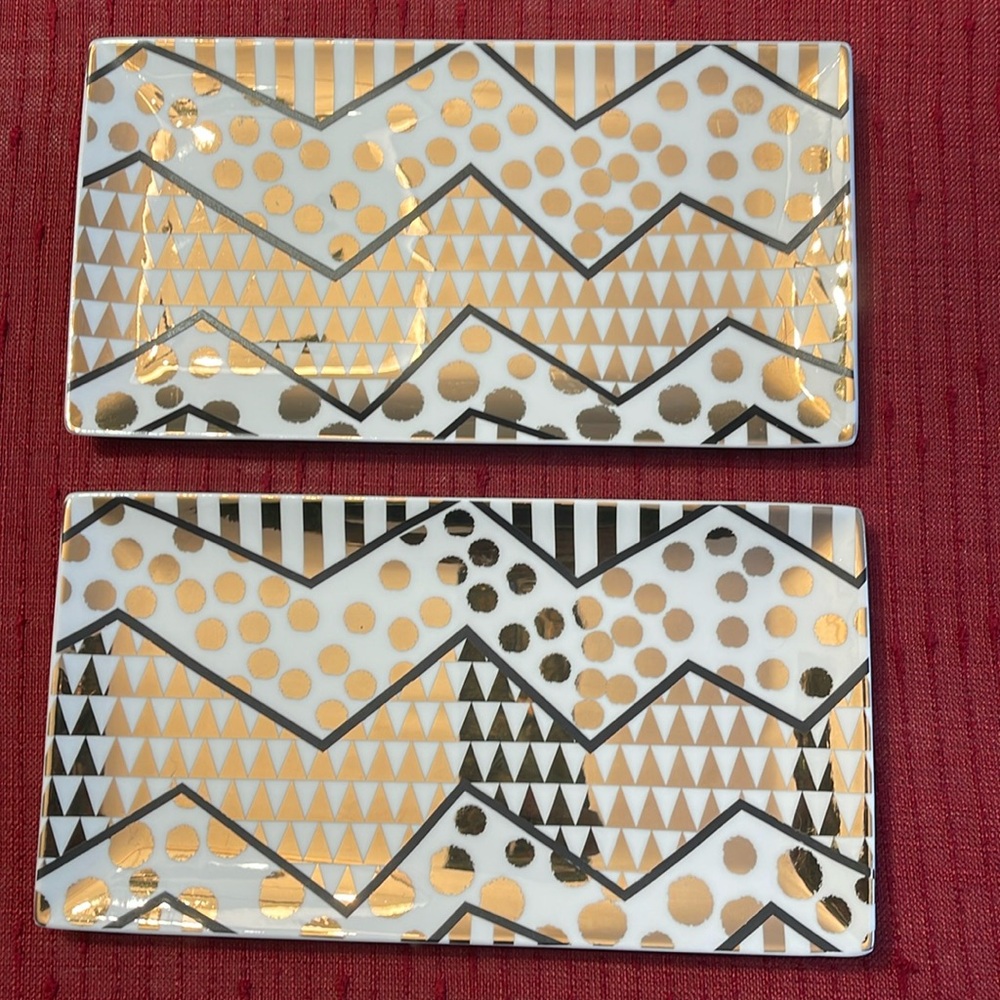 Saks Fifth Ave Porcelain Plates